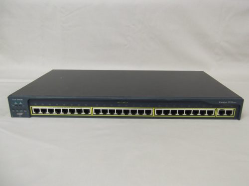 WS-C2950T-24  Cisco Catalyst 2950 24 10/100 ports + 2 X 1000BASE-T Ports