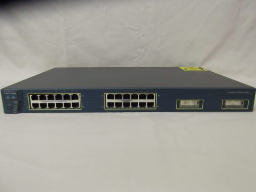 WS-C3524-XL-EN Cisco Catalyst 3500 24 10/100 Ports + Two GBICS Slots