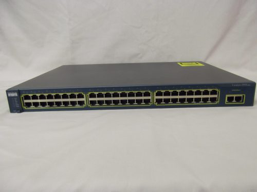 WS-C2950T-48 Cisco Catalyst 2950 48 10/100 Ports + 2 X 1000BASE-T Ports