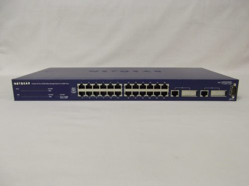 NETGEAR  Prosafe FSM726 24-Port 10/100 L2 Mananged Switch + 2 Combo Gigabit Ports