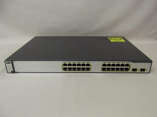 WS-C3750-24TS-S Cisco Catalyst 3750 24 10/100  Ports + 2 SFP  Ports