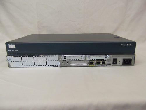 Cisco 2610 Single Ethernet Router with 2 WIC slots and 1 NM slot