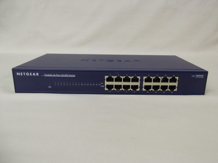 NETGEAR JFS516 ProSafe 16-Port Unmanaged 10/100 Ethernet Switch