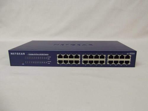 NETGEAR JFS524 ProSafe 24 Port Unmanaged 10/100 Ethernet Switch 