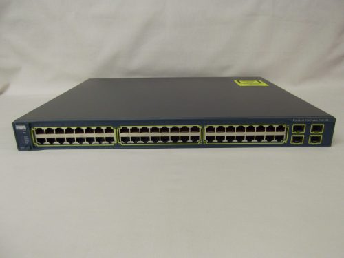 WS-C3560-48PS-S Cisco Catalyst 3560 48 Ports 10/100 PoE Switch + 4 SFP 