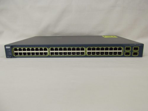 WS-C3560-48TS-E Cisco Catalyst 3560 48 Ports 10/100 Switch + 4 SFP 