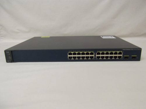 WS-C3560V2-24PS-E Cisco Catalyst 3560 24 10/100 PoE + 2 SFP + IPS Image.