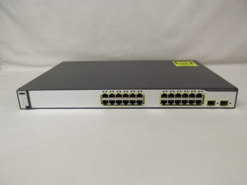 WS-C3750-24PS-S Cisco Catalyst 3750 24 10/100 POE Switch + 2 SFP