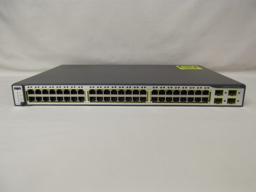 WS-C3750-48TS-S Cisco Catalyst 3750 48 10/100 Switch + 4 SFP